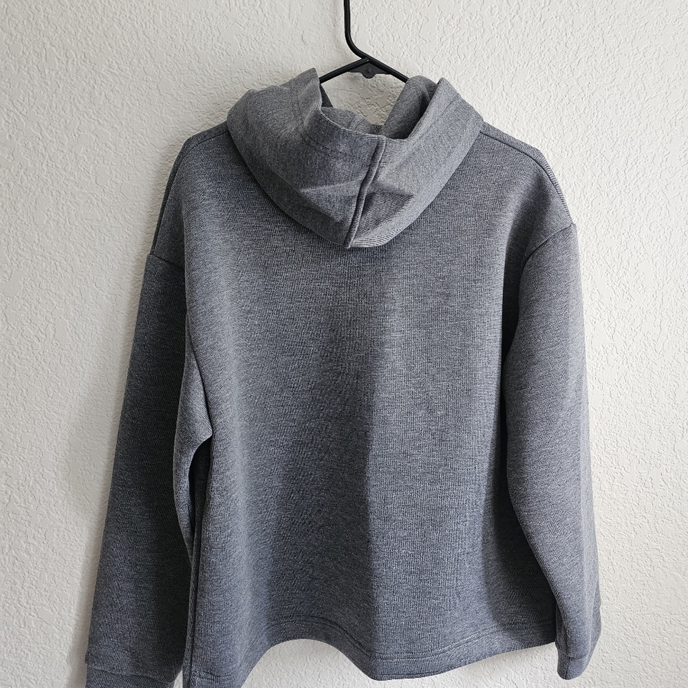 Zara Gray Hooded Sweatshirt - Picture 4 of 4